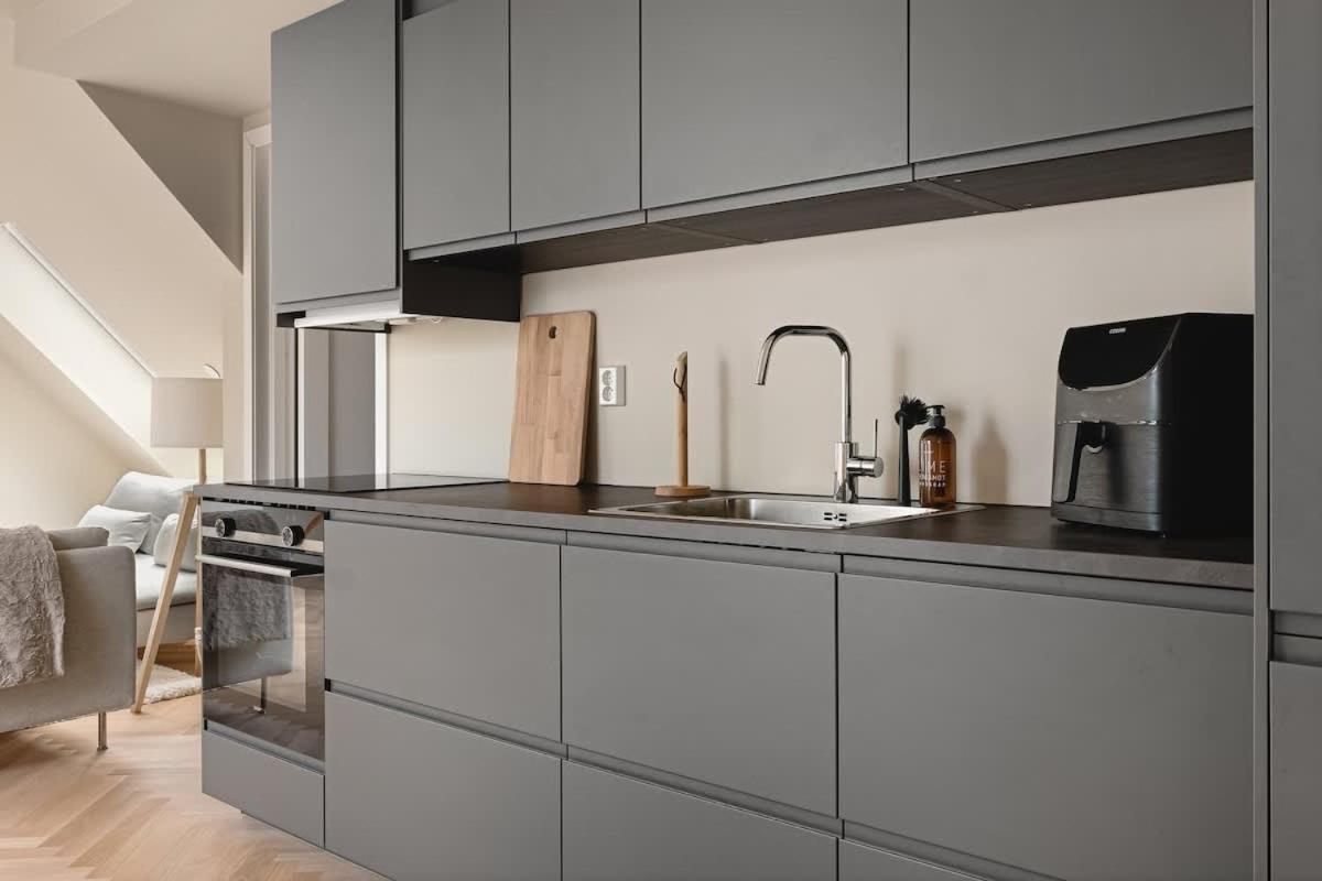 Dinbnb Apartments I Mid-City Luxury With Mini Balcony And Smart Tv & Sound System Берген Екстер'єр фото